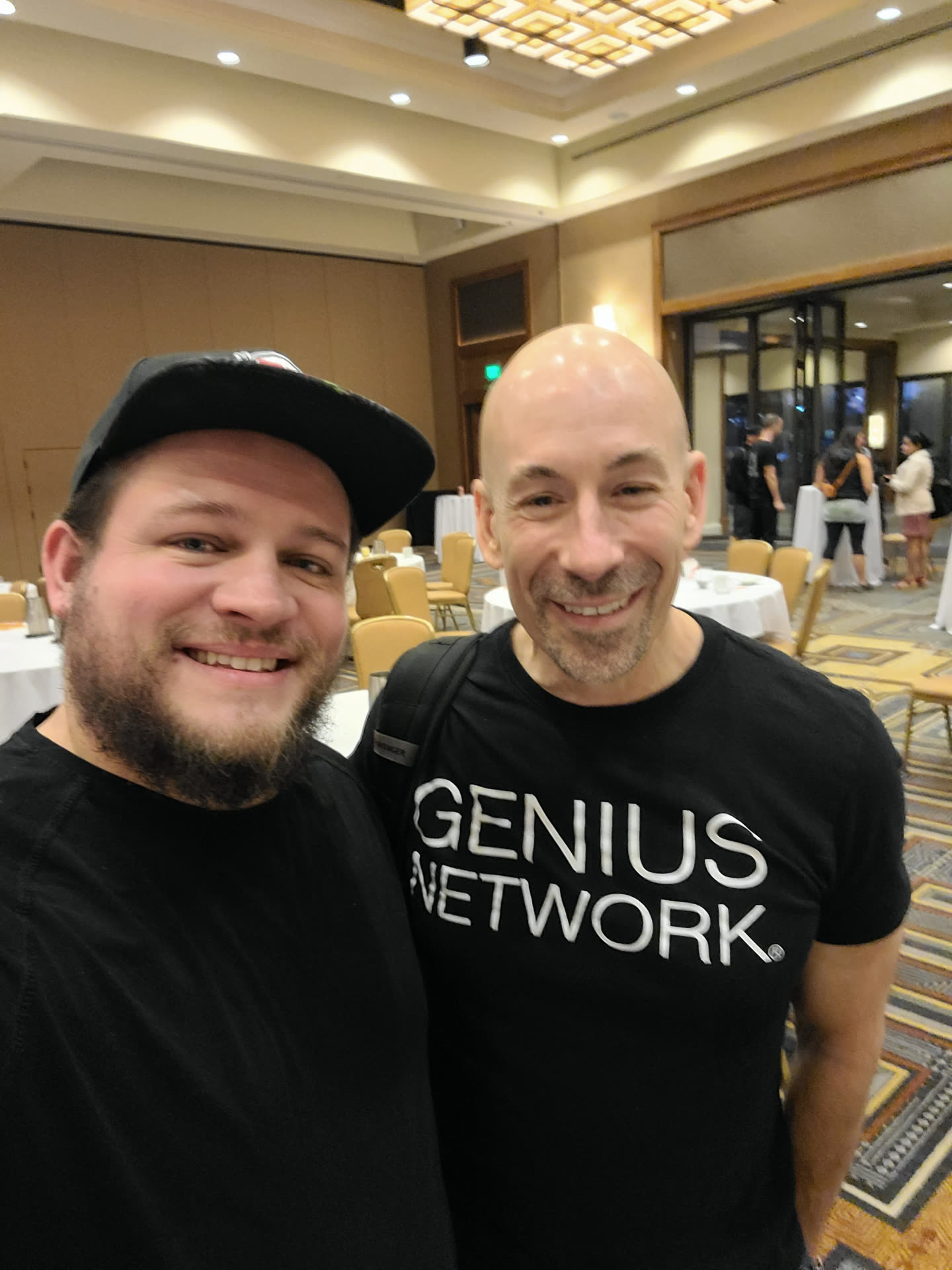 Tanner at a mastermind event